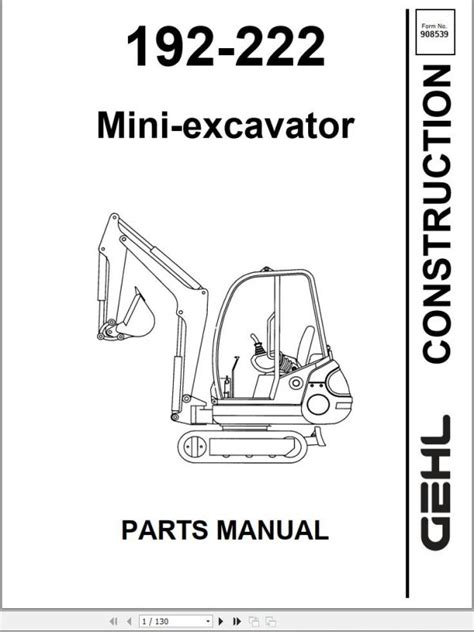 Gehl 192 mini excavator battery replacement 